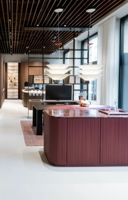 Cesar-Cucine-Tangram-Bordeaux-Rosso-Levanto