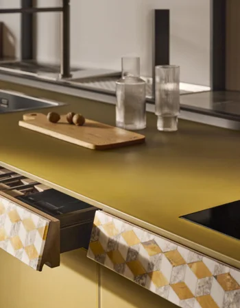 Schublade der Küche Genius Loci von Valcucine